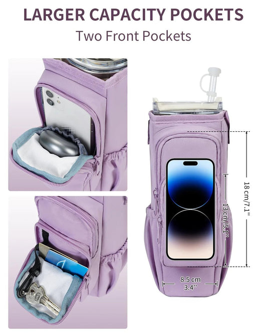 Justerbar Axelväska Med Termosmugghållare för 40oz