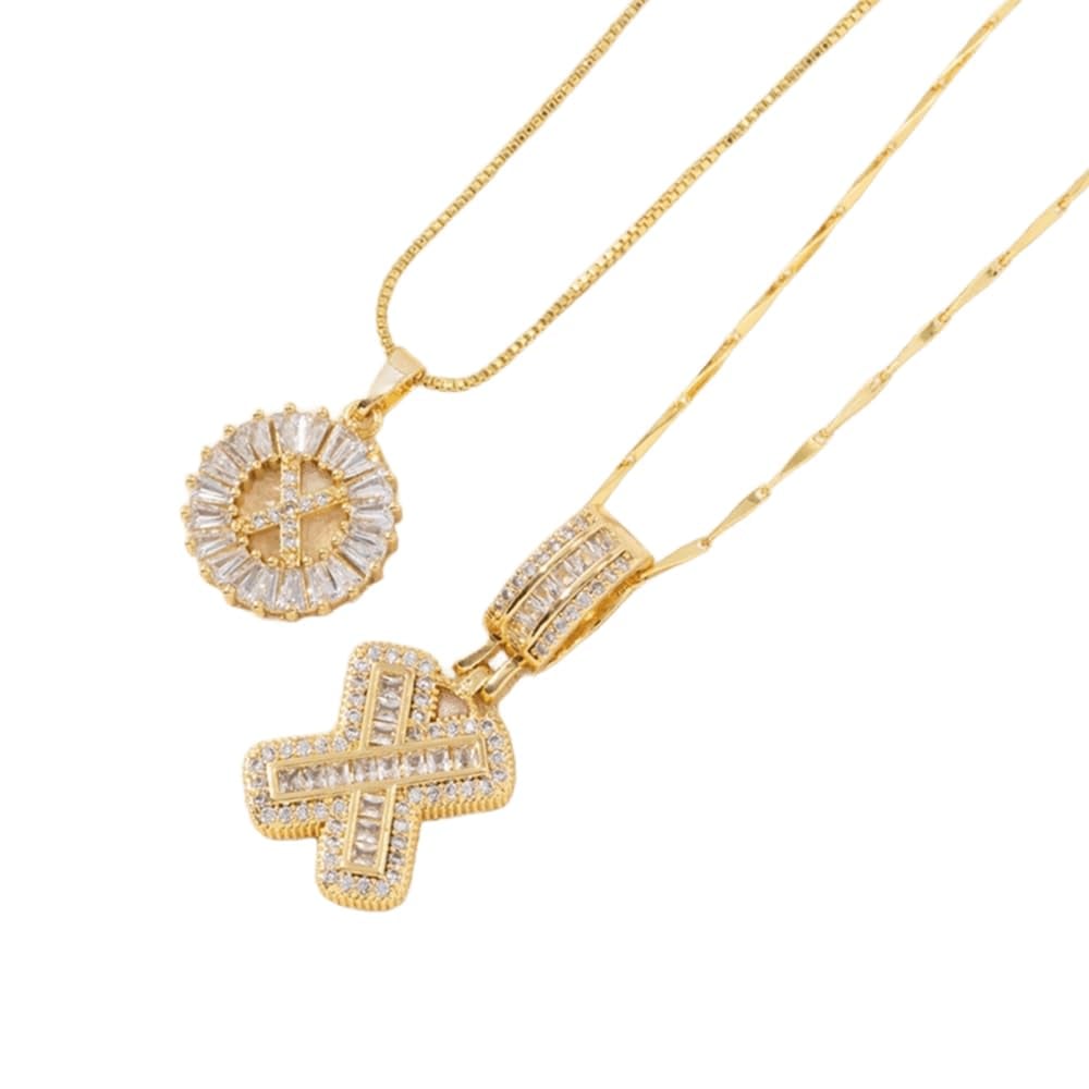 ⭐50% RABATT⭐Alfabetet Hängsmycke Halsband Set
