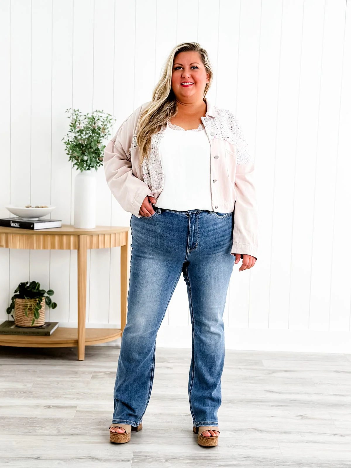 Holy Grail Bootcut jeans med magkontroll đ„