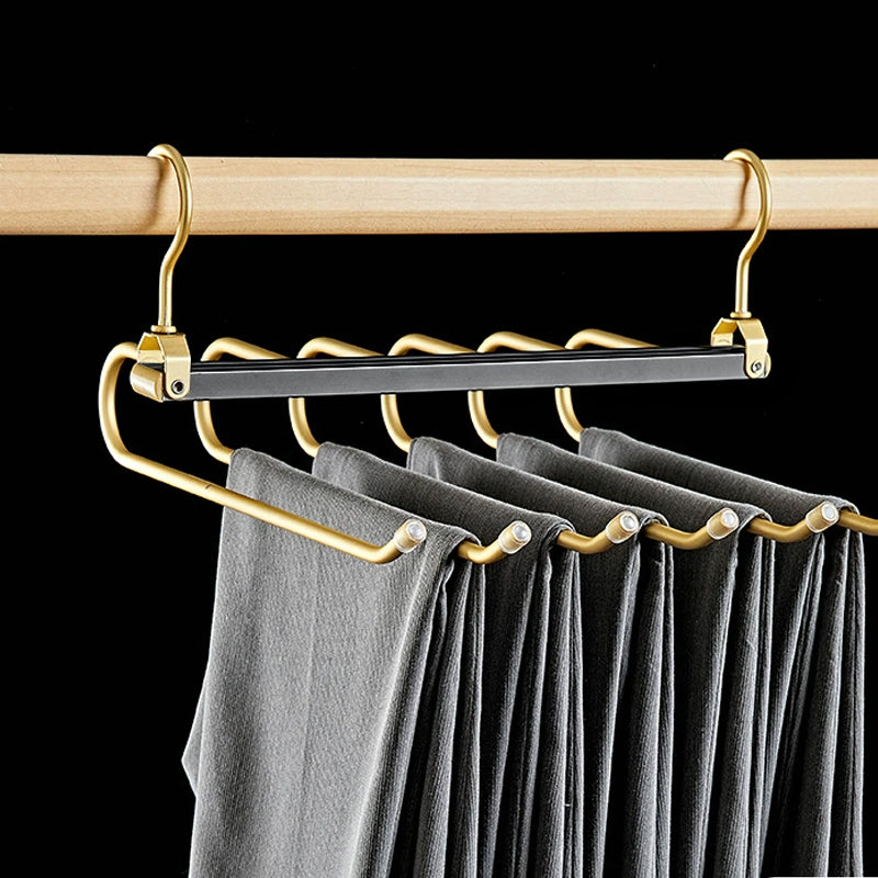Multifunktionellt Hopfällbart Byxställ/Multifunctional Folding Pants Rack