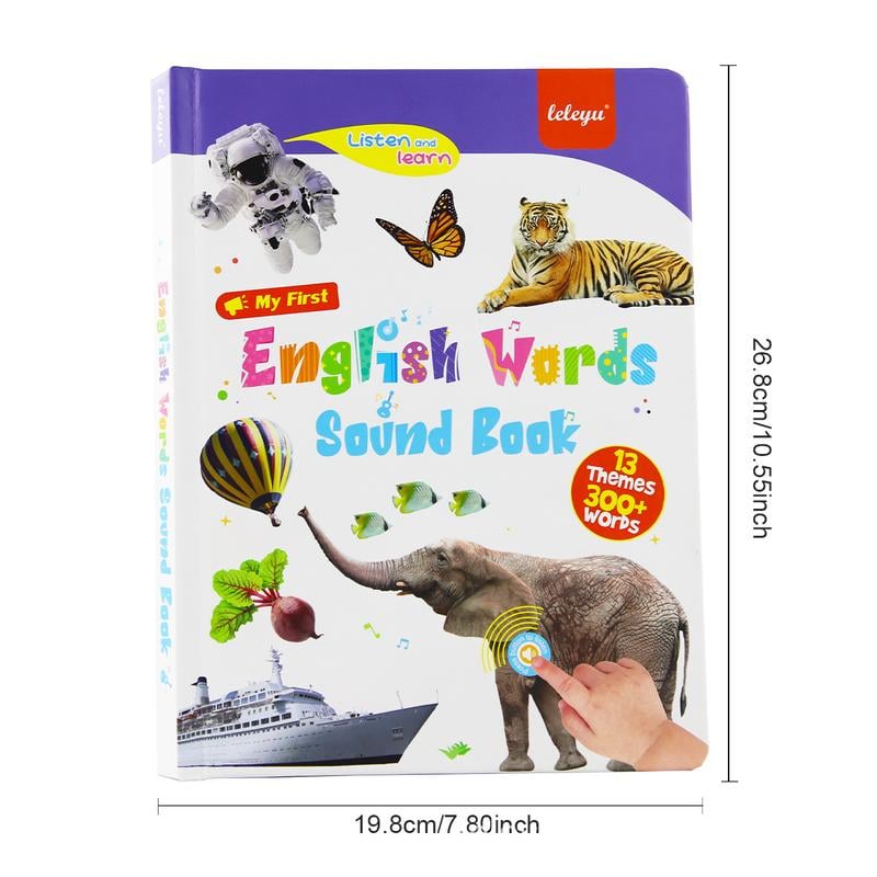 English reading book/Mitt Första Engelska Leksaksljud – 470+ Ord, 21 Teman & Roliga Ordspel! Perfekt Språkleksak för Barn! 🇬🇧