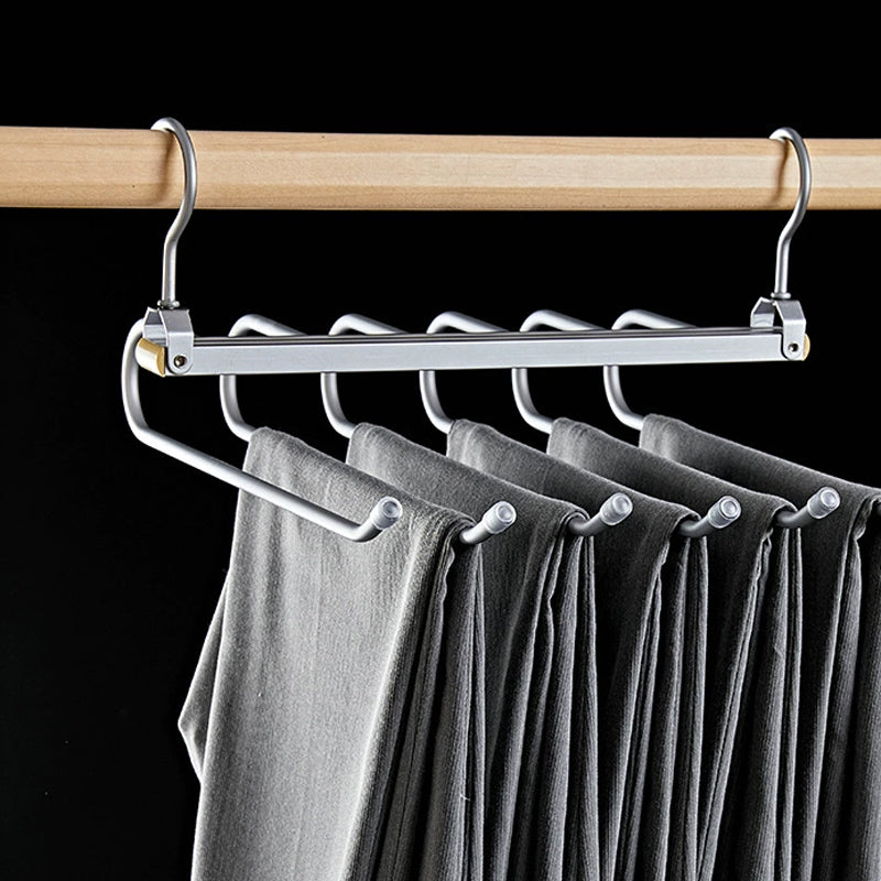 Multifunktionellt Hopfällbart Byxställ/Multifunctional Folding Pants Rack