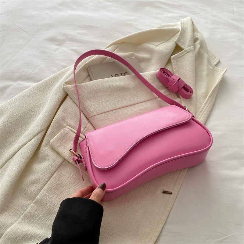 Fransk liten axelväska · Den senaste trenden 💼✨