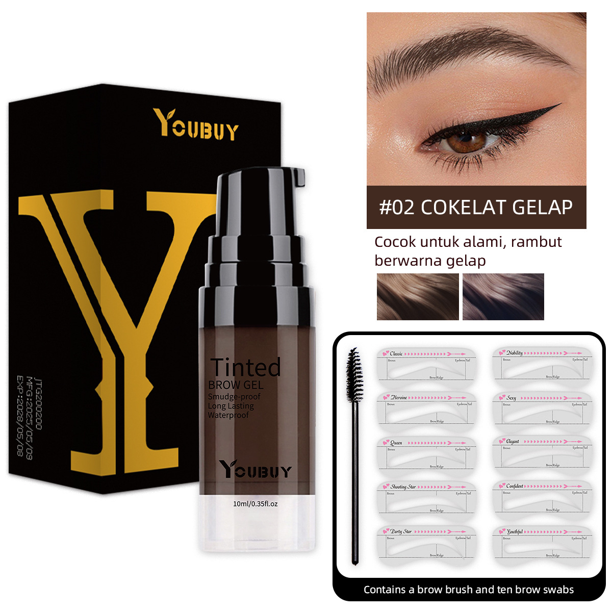 đ„SIST DAY đ„ 2025 Hot Sale Longwear Waterproof Tinted Brow Ge