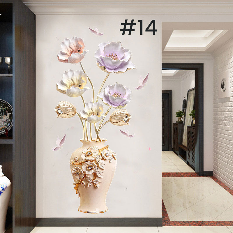 đ„Last Day Promotion 49% RABATTđ„Blomster vĂ€ggdekal tapet