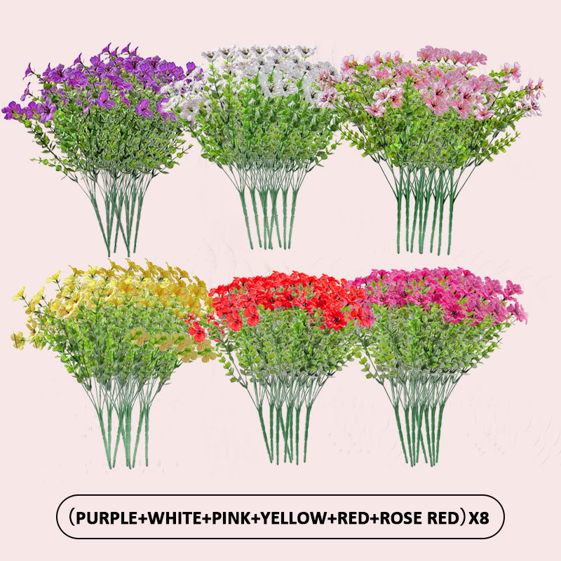 đșUV-resistent fĂ€rgglad konstgjord blommađ