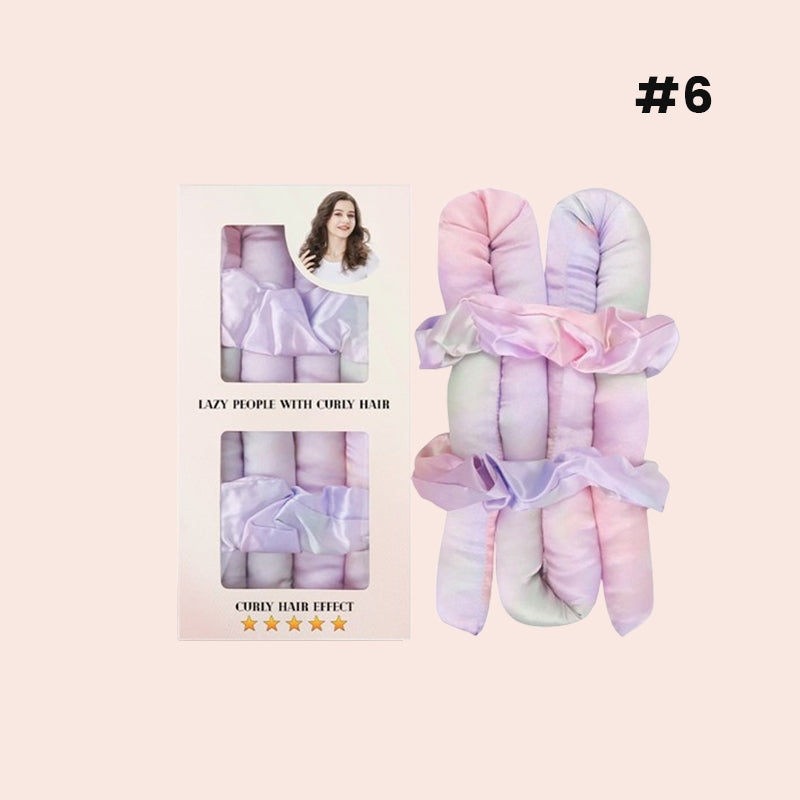 đž Satin Heatless Curling Rod Kit - Effortless Curls, hĂ„rvĂ€nlig skönhetshemlighet!