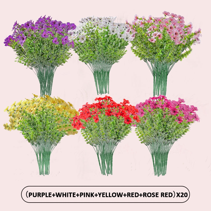 đșUV-resistent fĂ€rgglad konstgjord blommađ