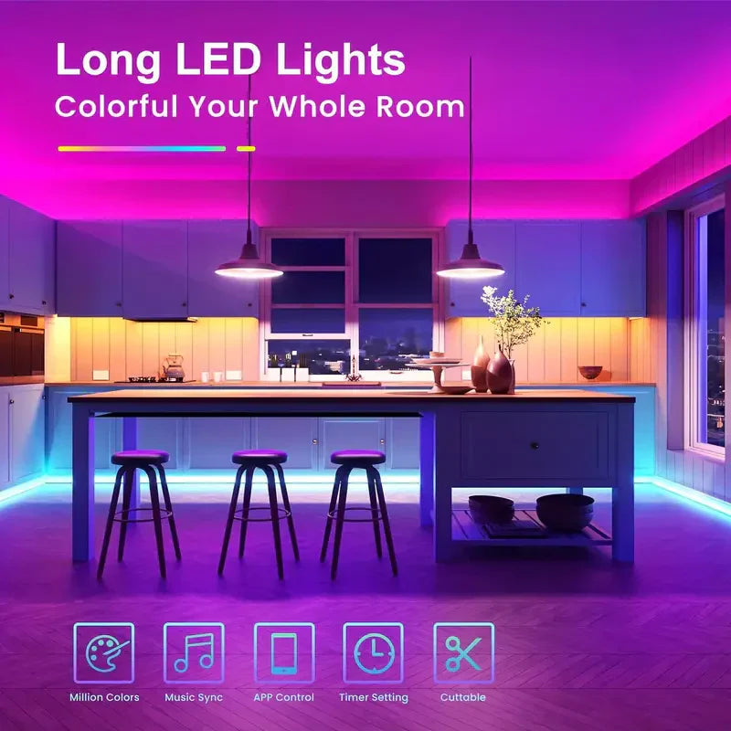 LED Flerfärgad Blixtremsa/LED Multi-color Flash Strip