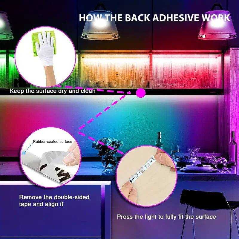 LED Flerfärgad Blixtremsa/LED Multi-color Flash Strip
