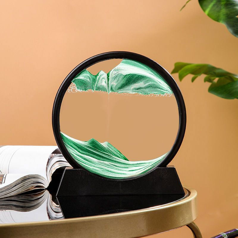 đ„3D-timglas med djuphavssandlandska