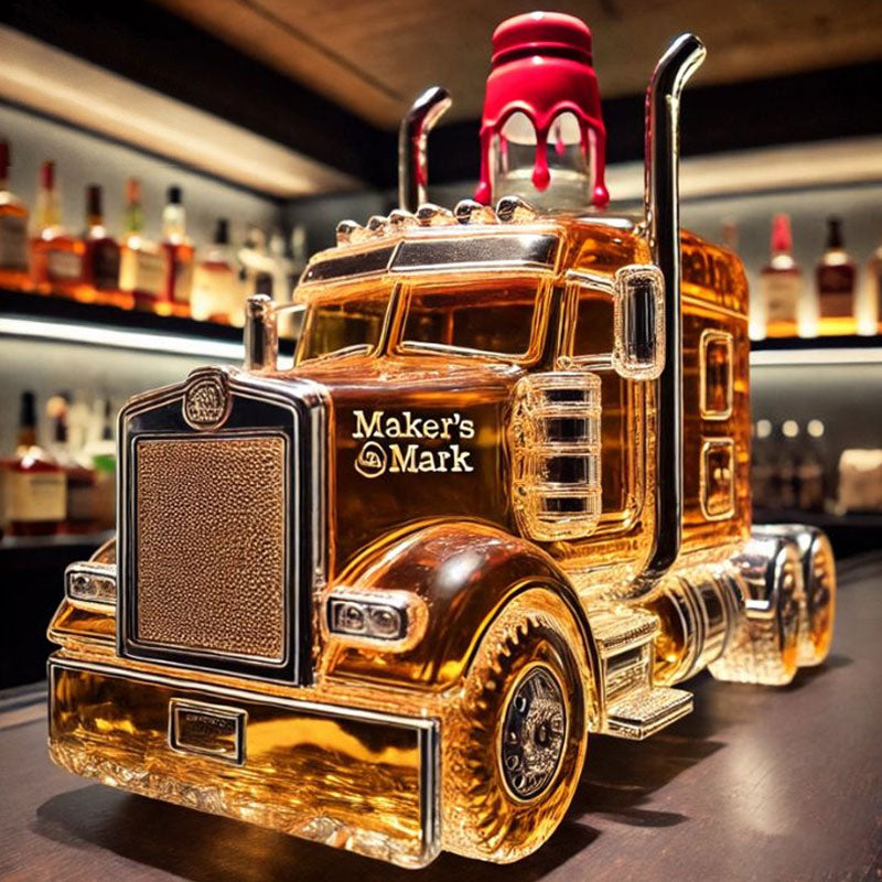 🥃Kreativt formad whiskyflask