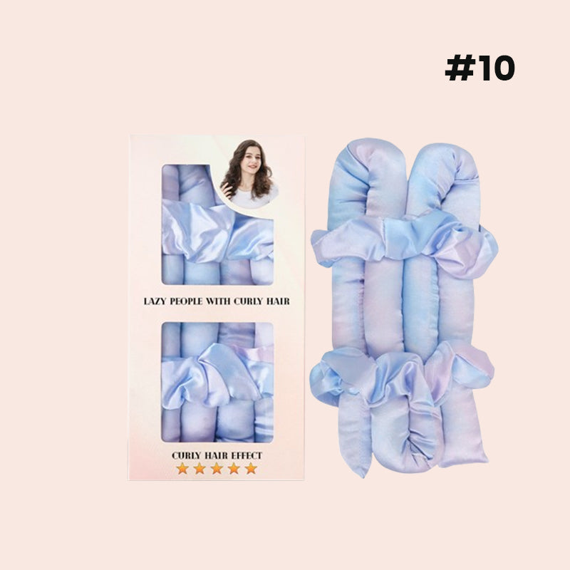 đž Satin Heatless Curling Rod Kit - Effortless Curls, hĂ„rvĂ€nlig skönhetshemlighet!