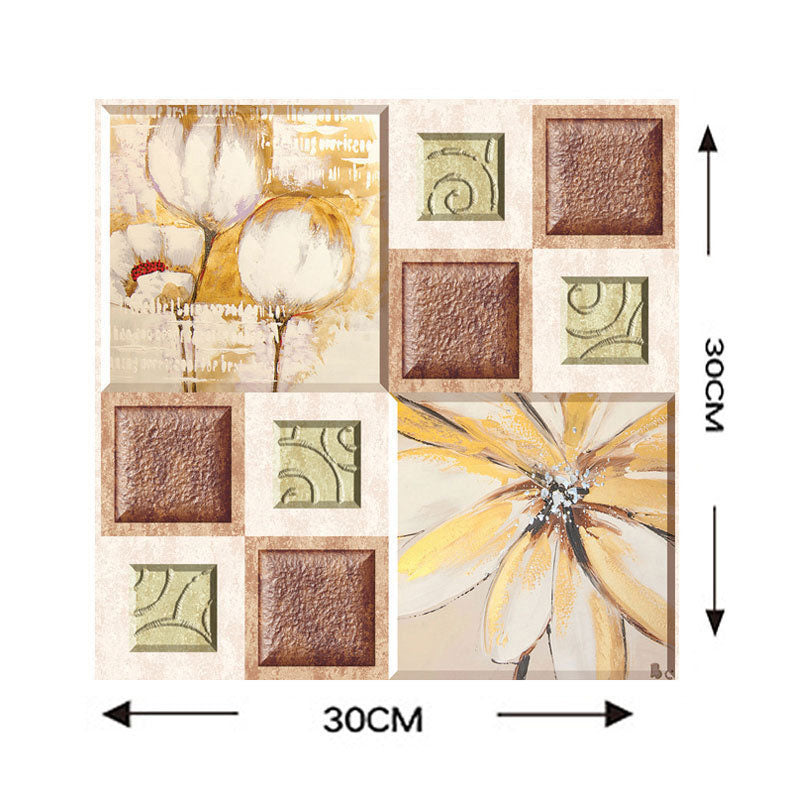 10Pcs 3D Peel and Stick vÀggplattor
