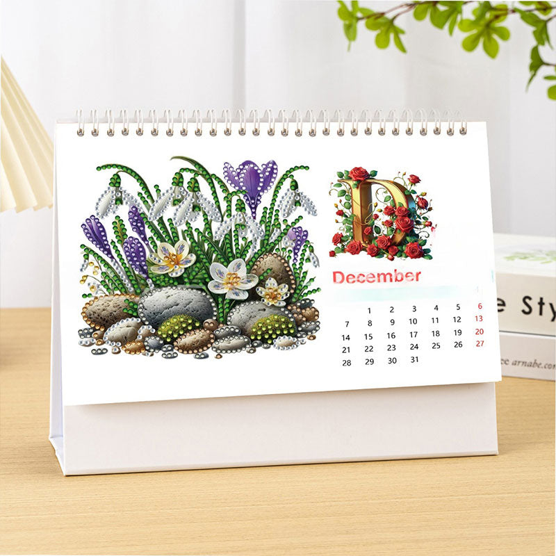 đ„Het reađ„2026 DIY Specialformad Diamant StĂ„ende Kalender för Sovrum Vardagsrum