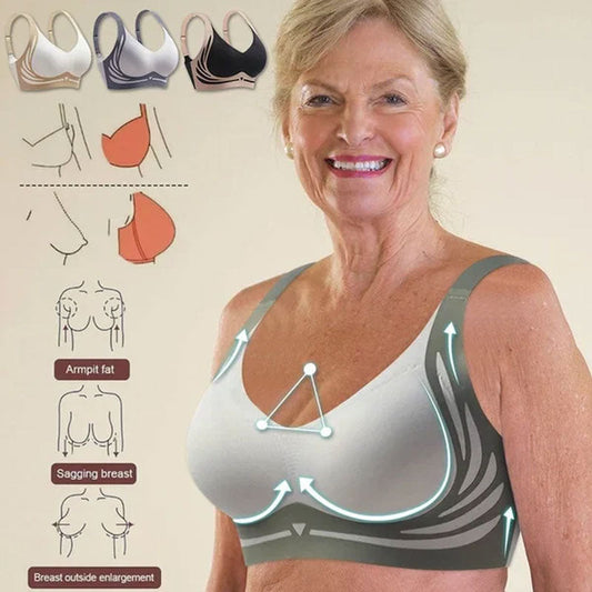 Köp 2 få 1 gratis (3st)❤️Anti-Sagging Wire Free Push-Up Bra