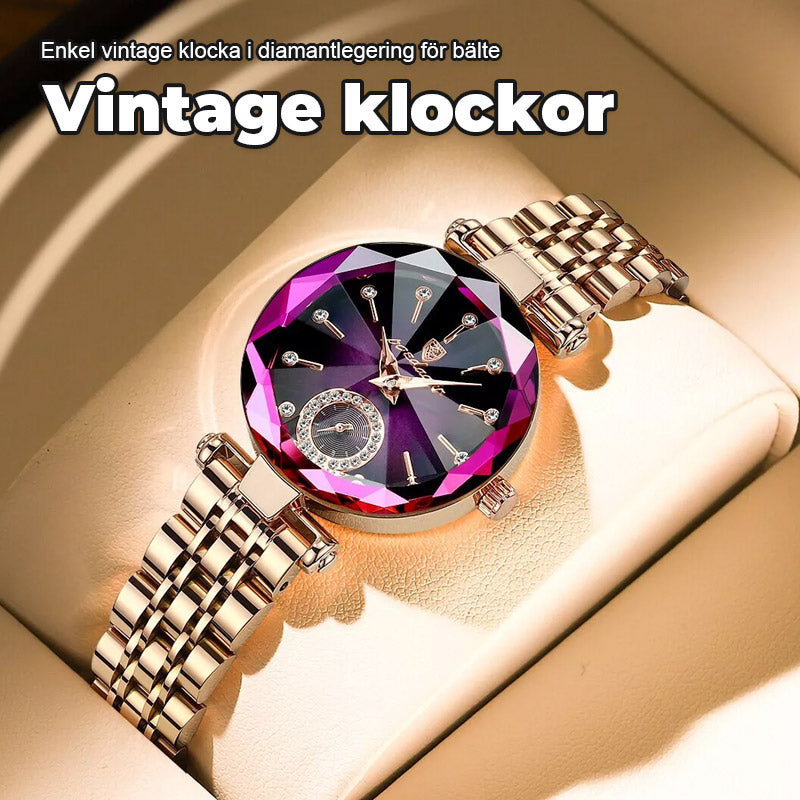 Senkel Retro Bältesklocka I Diamantlegering