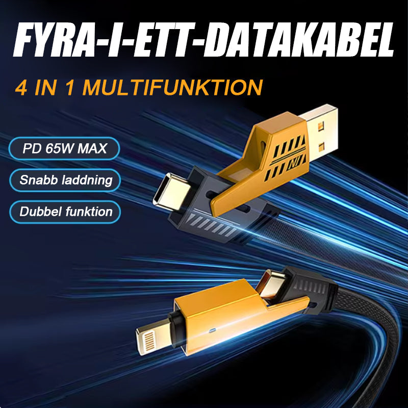 Fyra-I-Ett-Datakabel