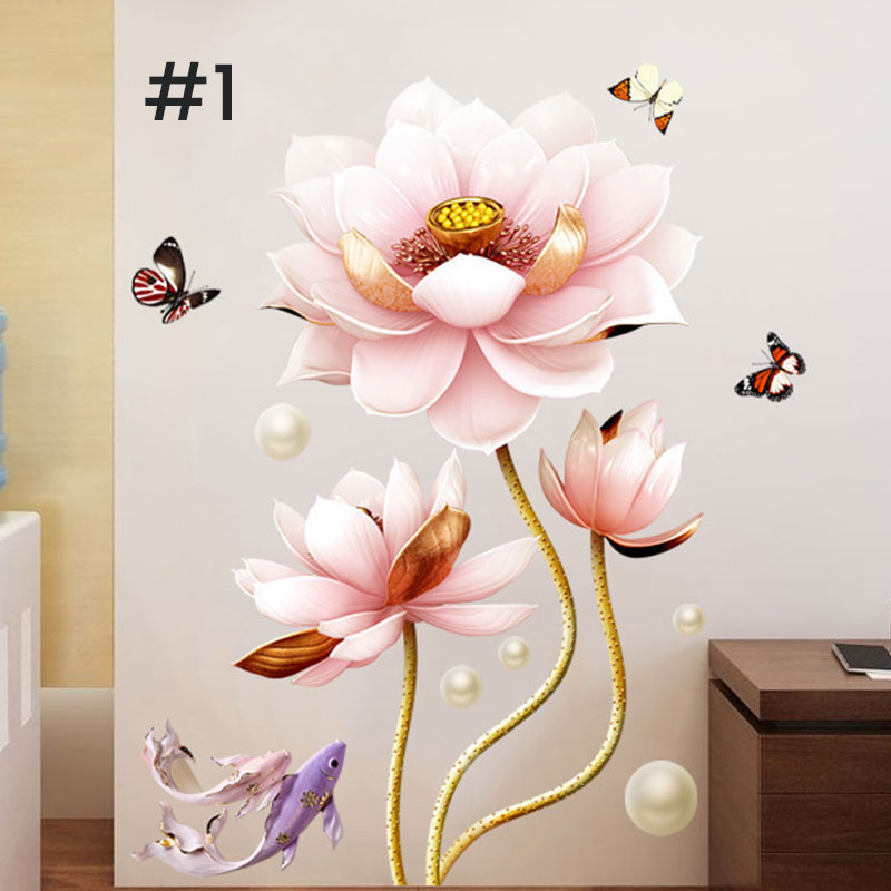 đ„Last Day Promotion 49% RABATTđ„Blomster vĂ€ggdekal tapet