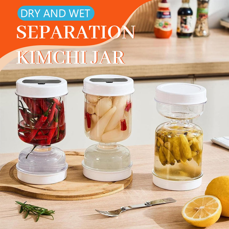 Torr och vÄt separering Kimchi-burk
