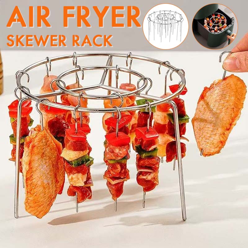 đ„ Air Fryer Skewer Rack | 360 ° jĂ€mn matlagning, krispig och saftig đą