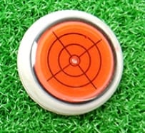 đ„(Golftrainer) Golfbalmarker Ronde dop Clip Mark met waterpasfunctie/Golf Ball Marker Round Cap Clip Mark with Spirit Level Function