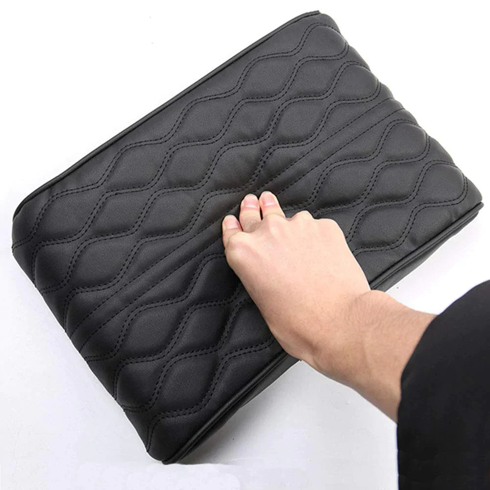 Läder bil armstöd Box Pad