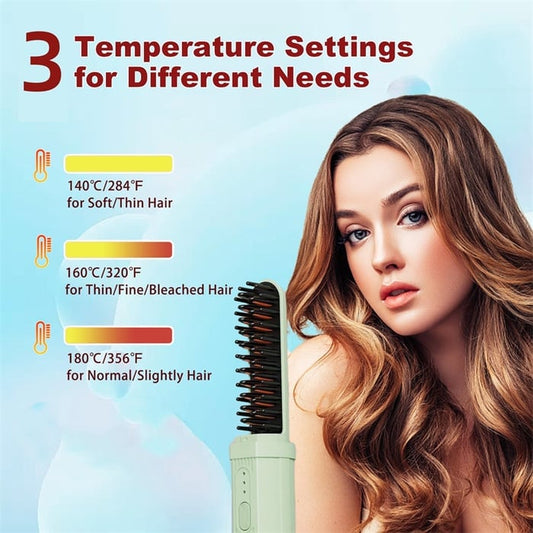 2025 Ny Sladdlös Plattångborste För Kvinnor