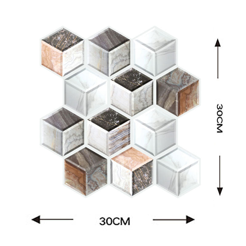 10Pcs 3D Peel and Stick vÀggplattor