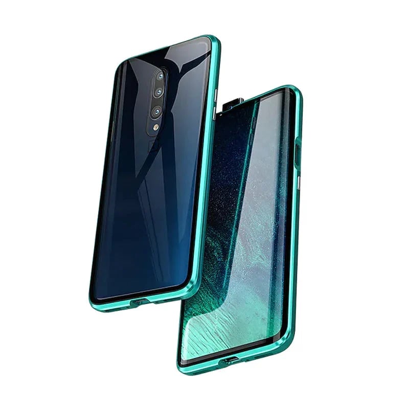 Dubbelsidigt Telefonfodral Av Magnetiskt Härdat Glas
