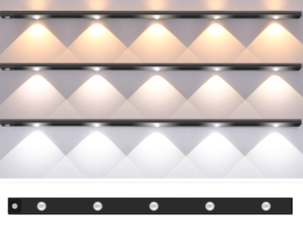 🔥 SISTA DAG 49% RABATT 💡 LED garderobslampa med rörelsesensor med TRE färgtemperaturer.