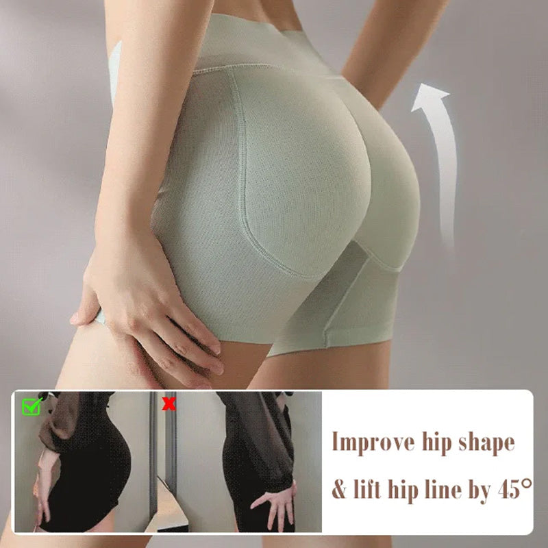 ✨Nyårsförsäljning - Latex Fake Buttocks Square Angle Lingerie
