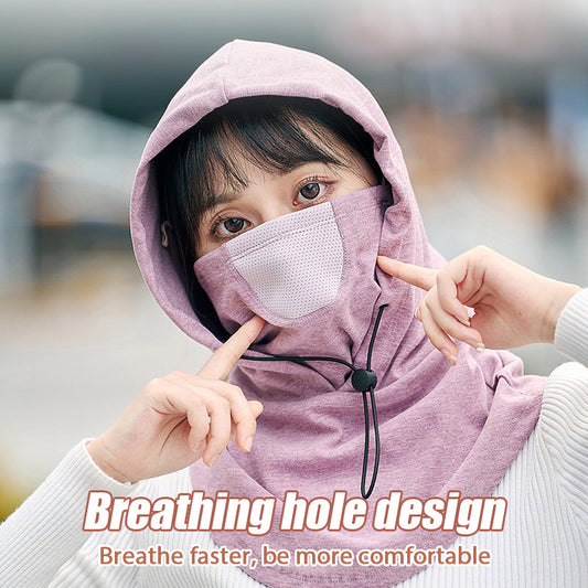 Skyddsmask mot kyla för cykling