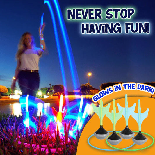 Speluppsättning för dart på gräsmatta