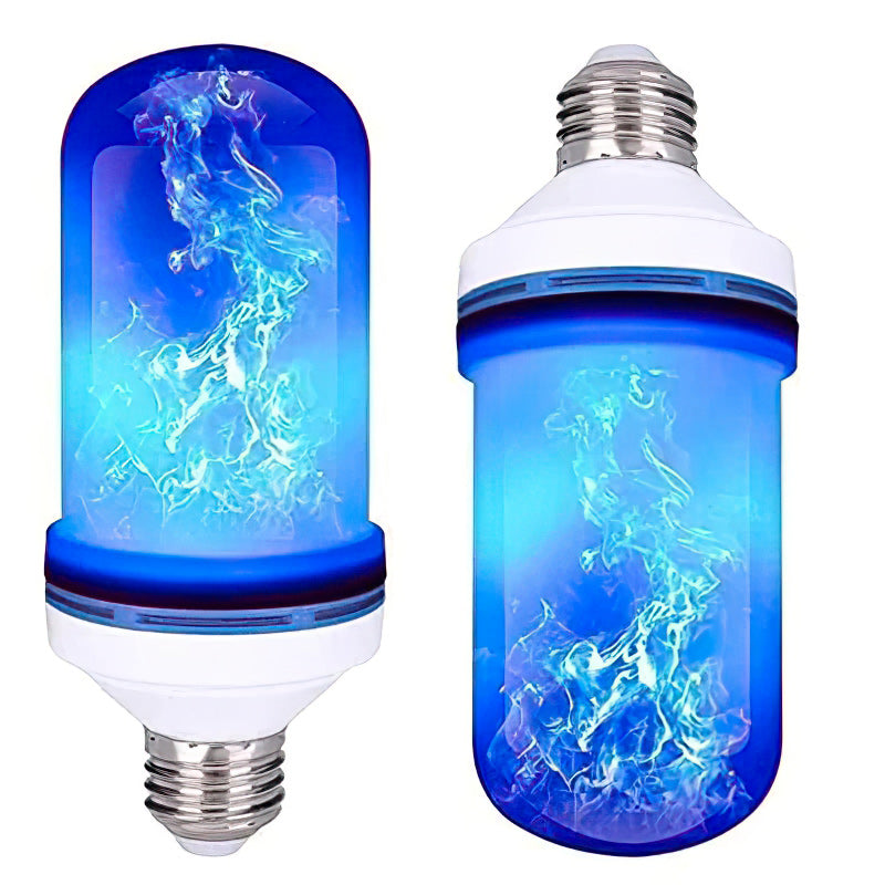 LED-lampa med flameffekt - med gravitationsavkännande effekt