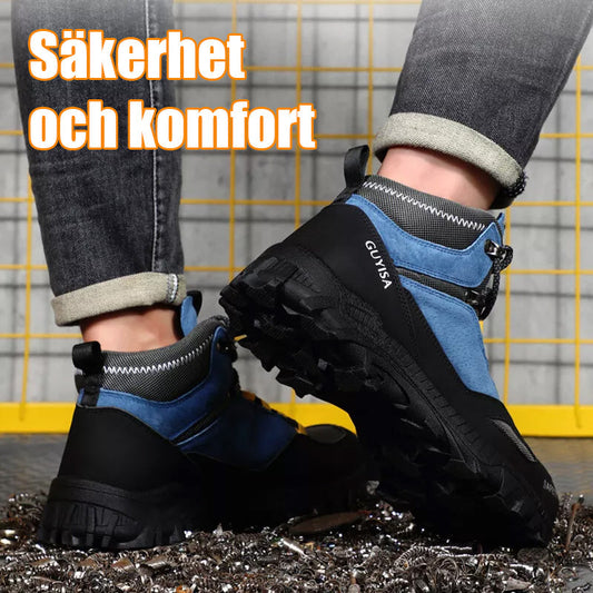 Bekväma Och Mjuka Skyddsarbetsskor Med Hög Topp