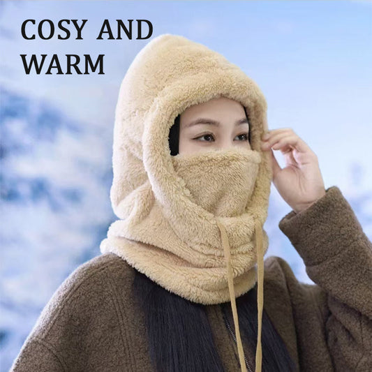 Tjock Vindtät Hörselskyddsmössa I Fleece