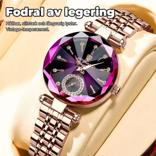 Senkel Retro Bältesklocka I Diamantlegering