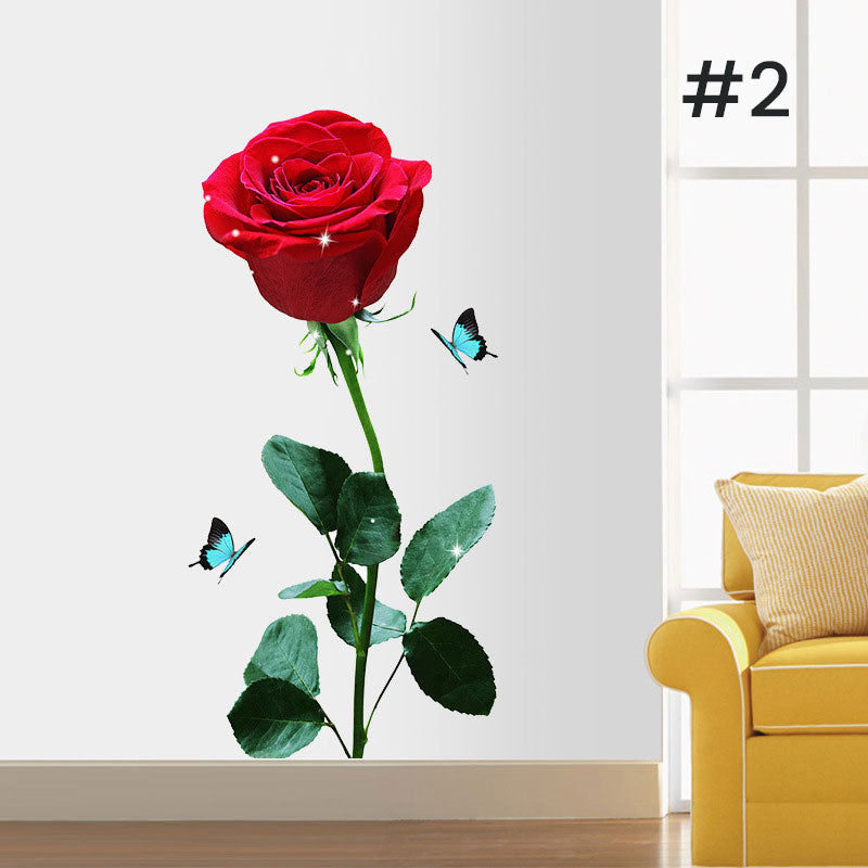 đ„Last Day Promotion 49% RABATTđ„Blomster vĂ€ggdekal tapet