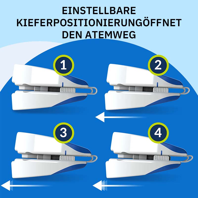 Justerbart snarkstopp i silikon, nattligt skydd mot tandgnissling
