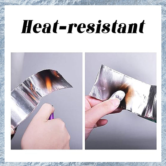 Självhäftande, högtemperaturbeständig tejp av tennfolie