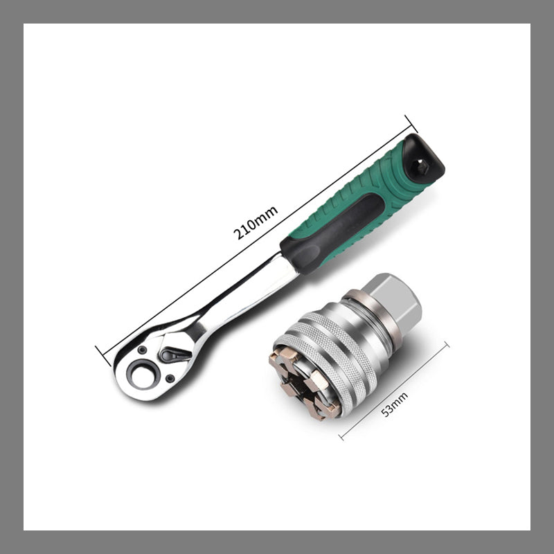Multifunktions Universal Socket Wrench Tool - Universal Underhållsverktyg