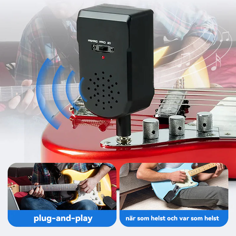 đžMini bĂ€rbar elektrisk gitarrförstĂ€rkar