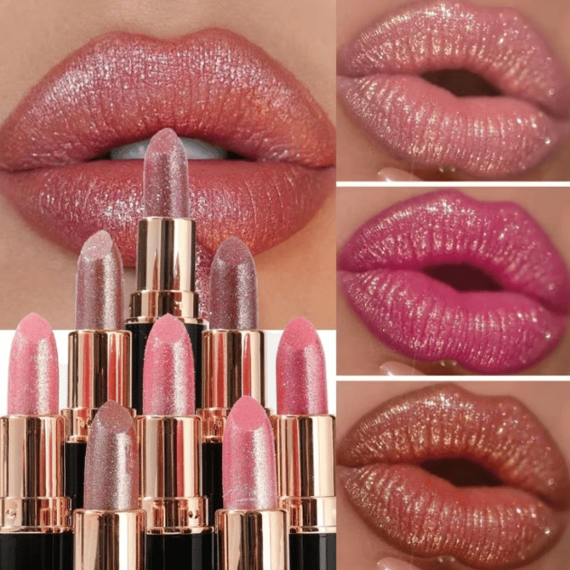 đDiamond Lip Gloss Glitter Lipstick VattentĂ€tt