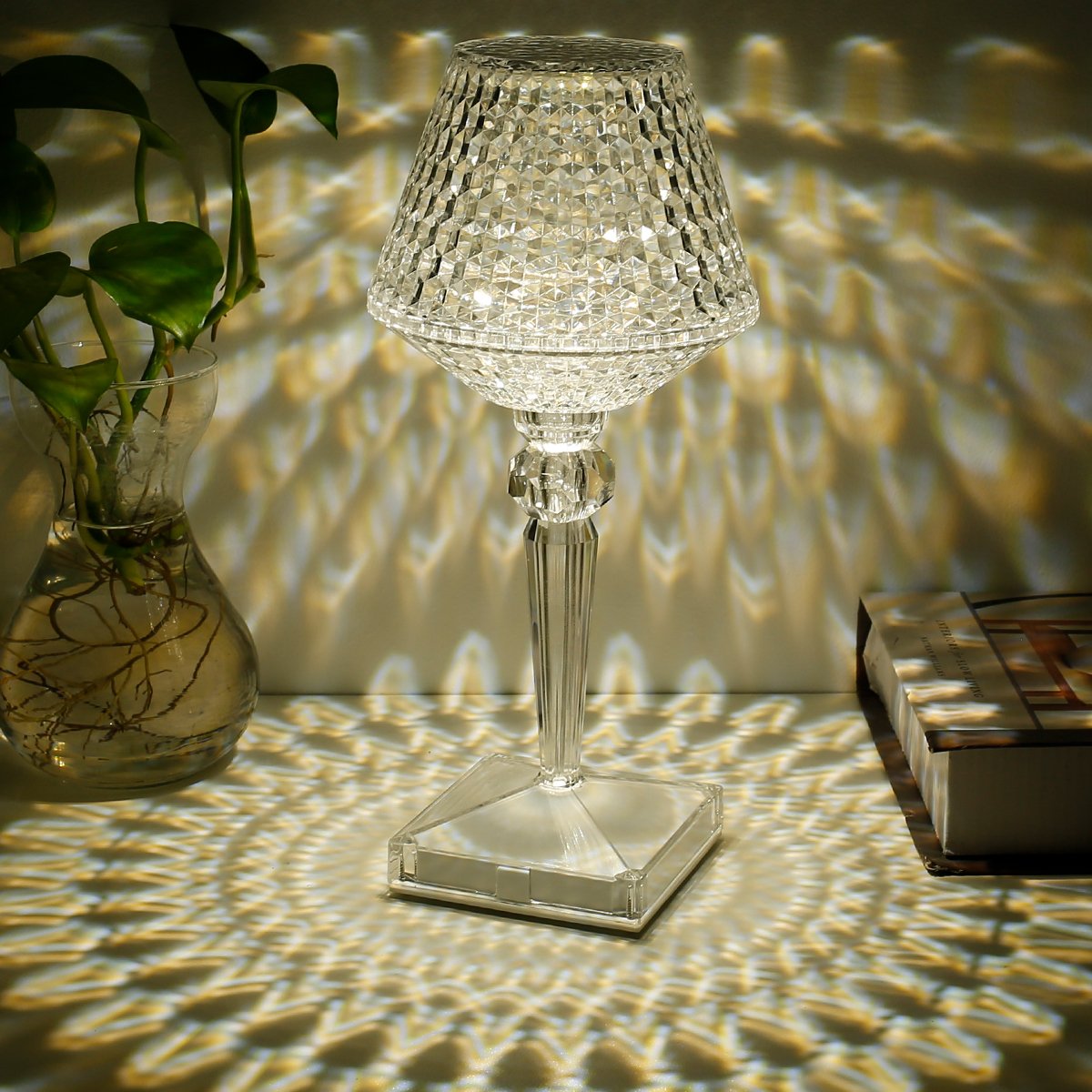Kristall Bordslampa