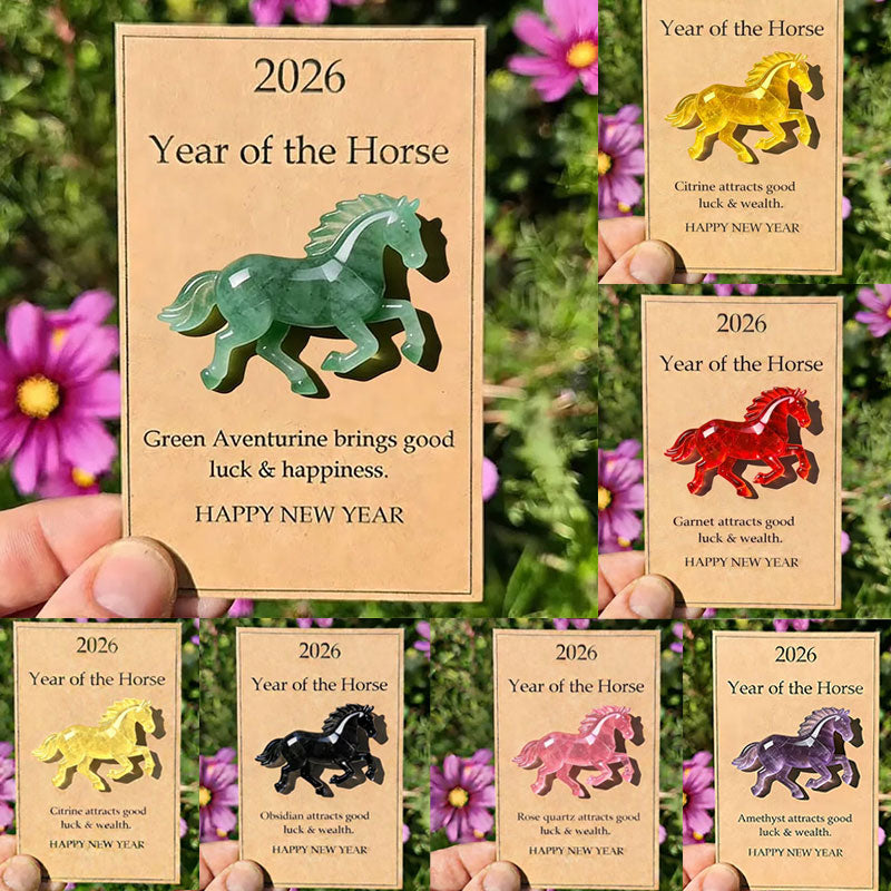 ๐๐ Happy green horse โ โจ Symbolizes strength and new beginnings 2026 Anno del Cavallo โ Choose your color, bring your intention with yo