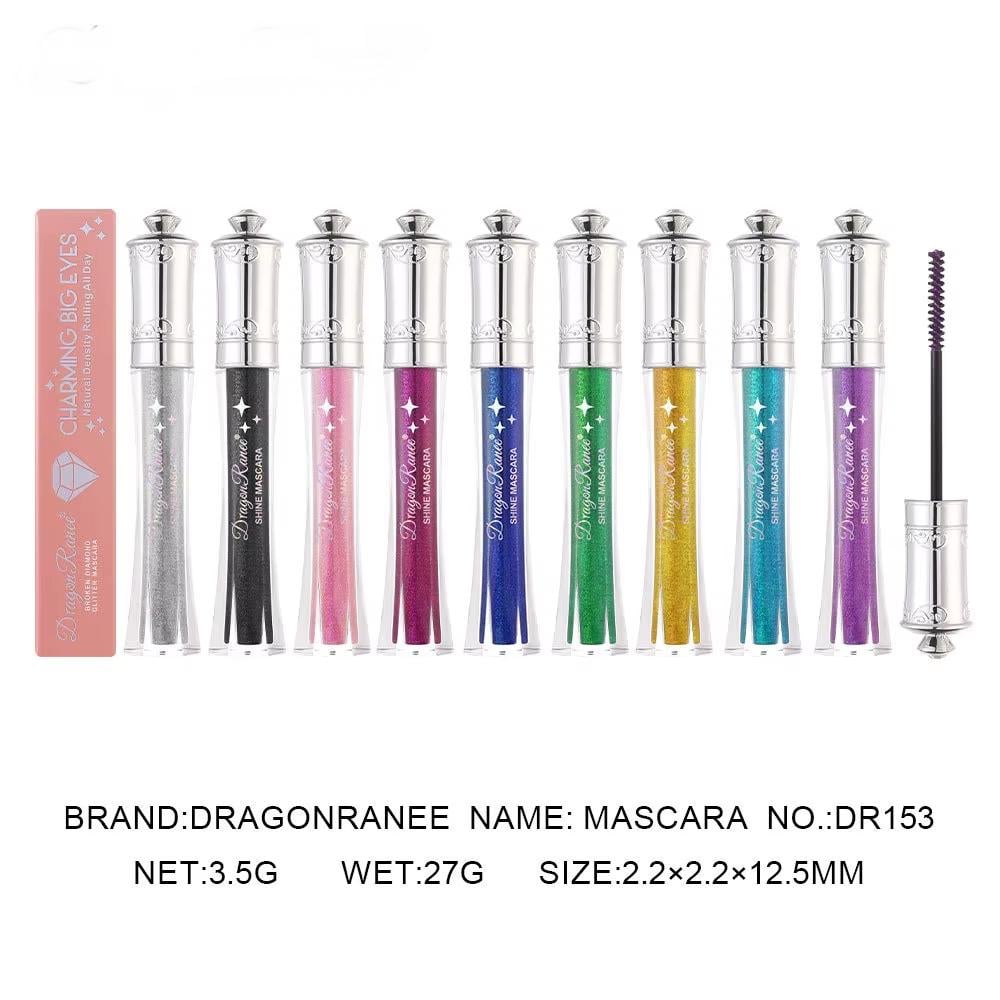 Glittrande Kristalldiamantfärgad Glittermascara