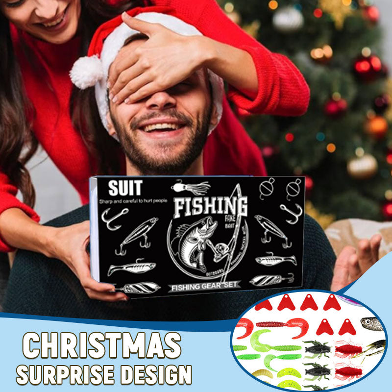 Julkalender för bete och dragfiske, presentask 🎣🎄