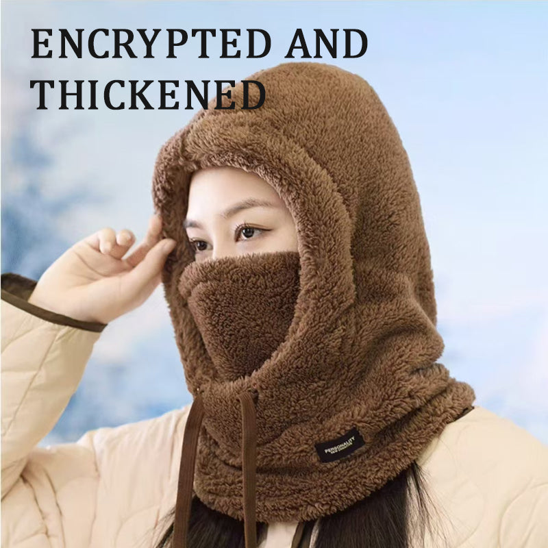 Tjock Vindtät Hörselskyddsmössa I Fleece