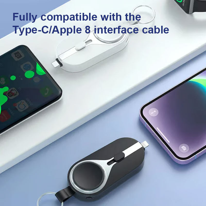 🔥Uppladdningsbar nyckelring📱För telefon + iwatch/Rechargeable Keychain For Phone + iWatch